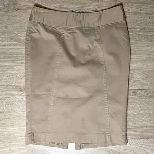 Express design studio khaki skirt